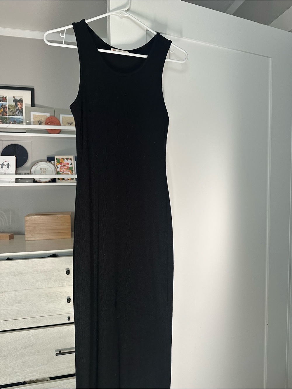 Marine Layer Black Sleeveless Maxi Dress